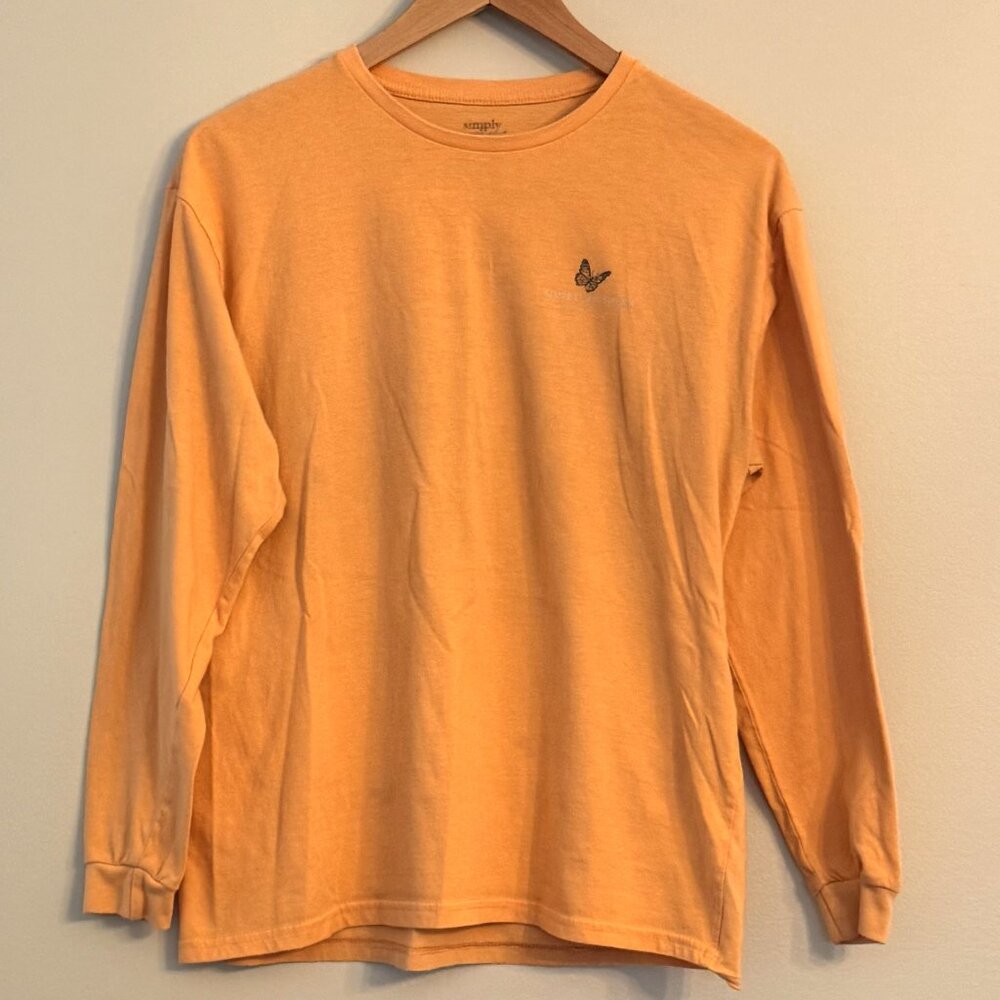 Simply Southern Women's Orange Grandma Long Sleeve Shirt